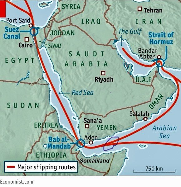 KiyoNganga's tweet image. Global Fuel prices expected to spike or even double as the Iran-Israel conflict intensify with US launching strikes, maritime commerce likely to be crippled;
Iran is expected to close the Strait of Hormuz. There are close to 50 large oil tankers scrambling to leave the Strait of…
