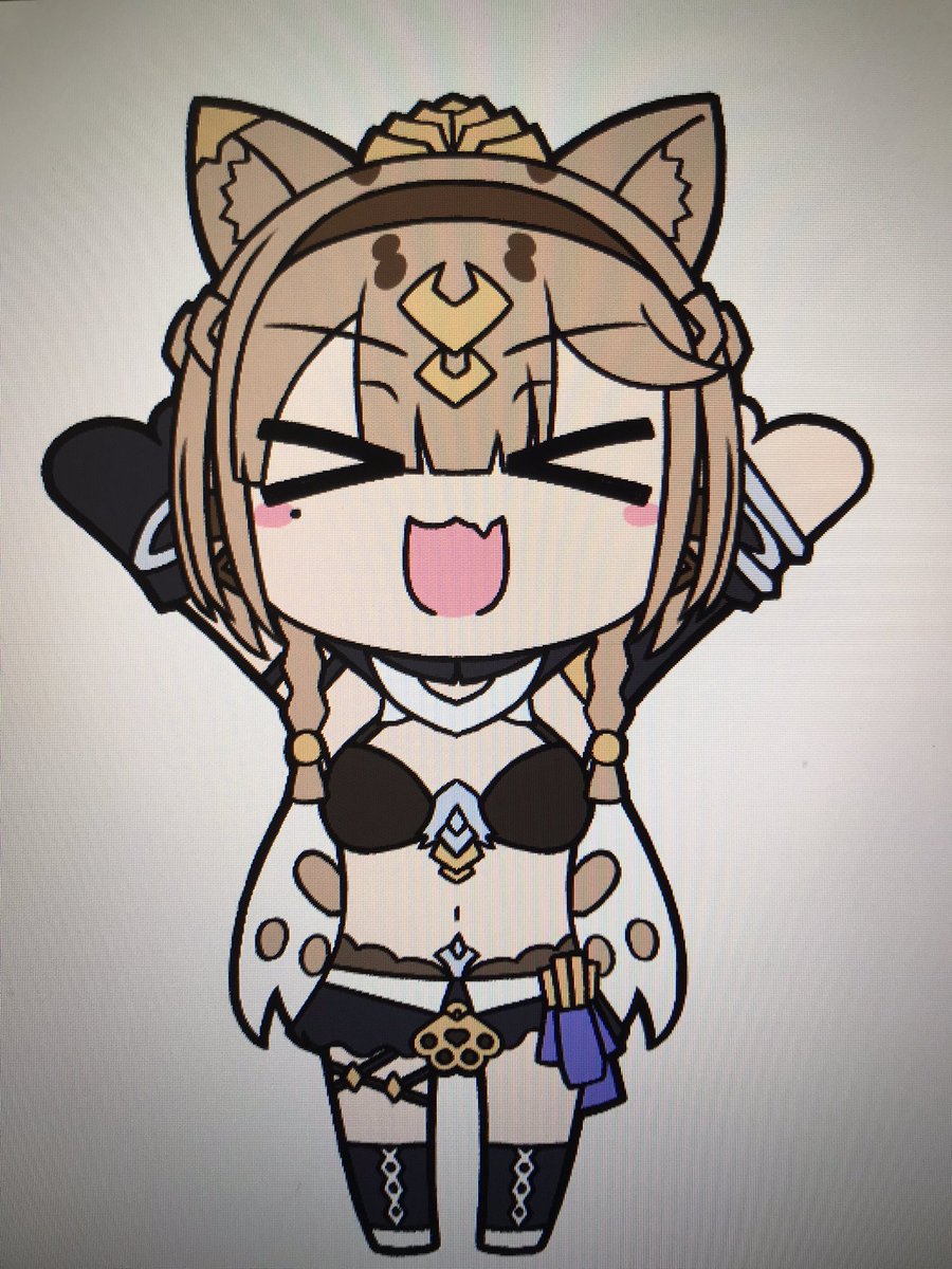 「次の動画で使うパルドの素材は完成!なお別キャラの素材がまだまだ必要だから作業は続」|ぐんそー@夏コミ申し込んだ絵描き悪魔Vtuberのイラスト