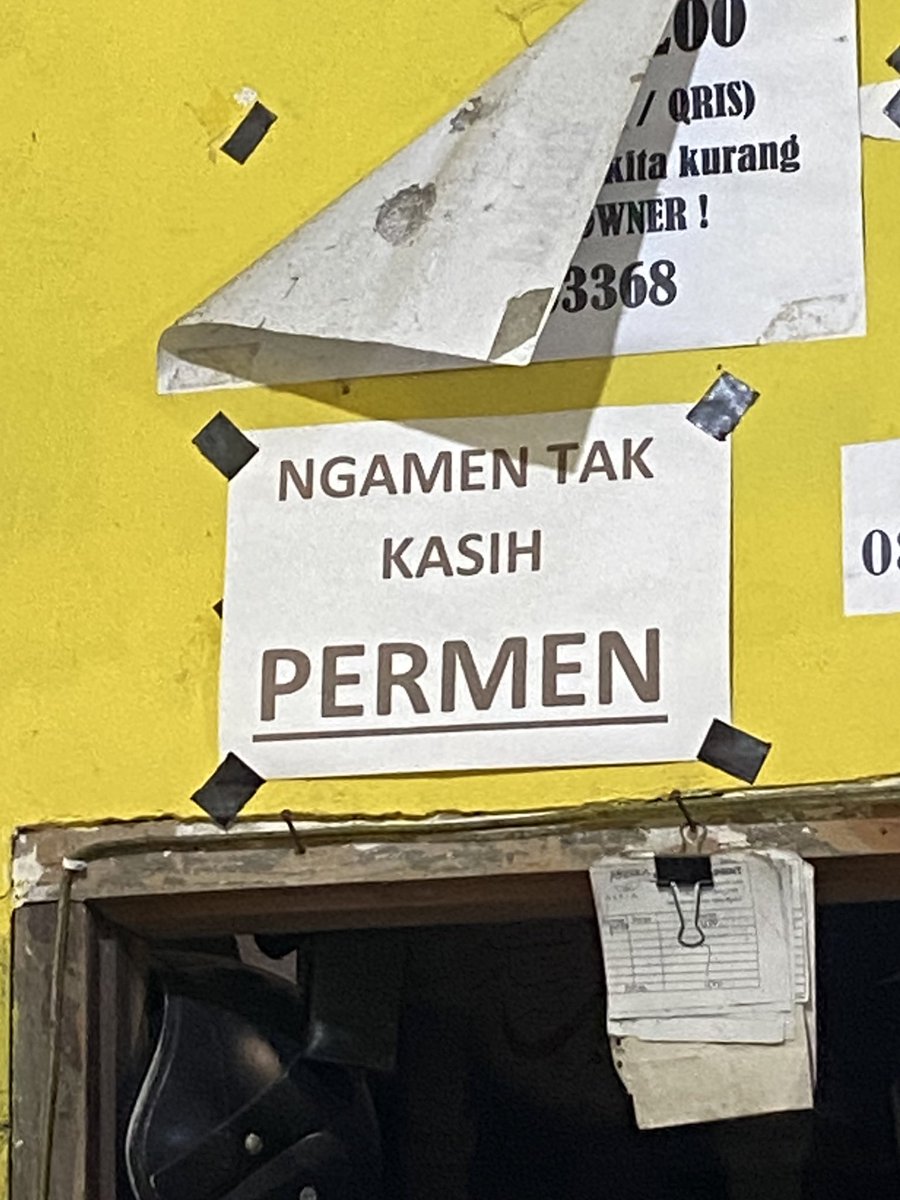Ngamen dikasih Peraturan Menteri.