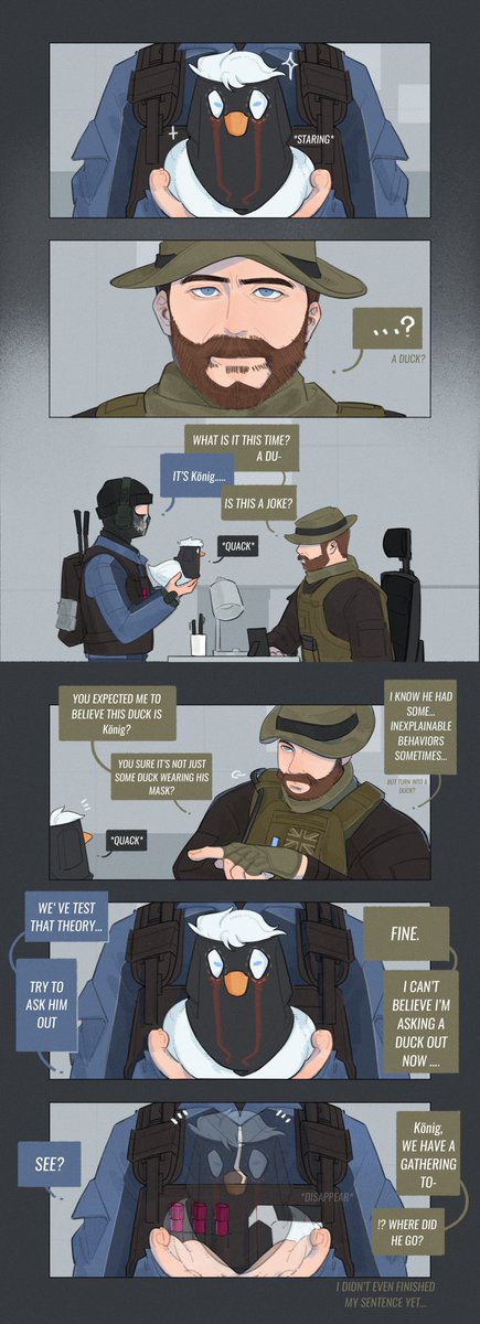 _MIRAGEXD's tweet image. 🦆? Part.2

Even as a duck, he still try to avoiding any social opportunities✍🏻️

#König #Konig #CallofDuty