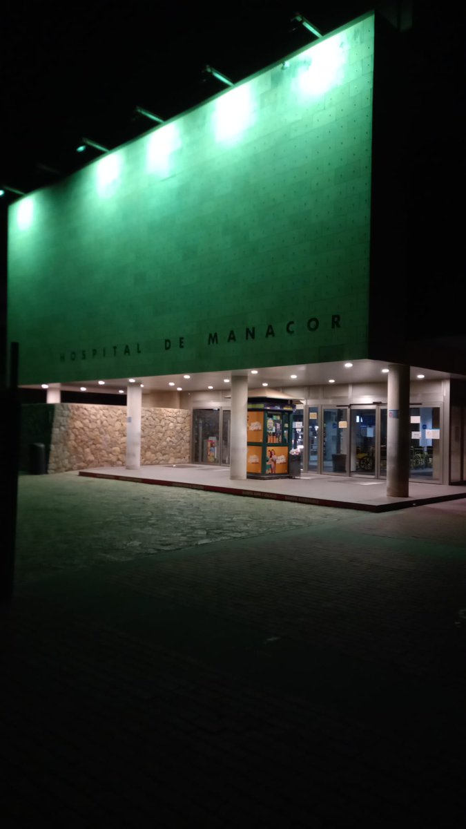 Hospital de Manacor (@hmanacor) on Twitter photo ✨ La nostra façana s’il·lumina de verd 💚 per donar visibilitat a l’#ELA (Esclosi Lateral Amiotròfica).
Amb aquest gest ens sumam al Dia Mundial de l’ELA, mostrant el nostre suport a les persones afectades i a les seves famílies. <a href="/ELABalears/">ELA Balears</a> 💚
#DiaMundialELA #LlumVerdaELA ✨ La nostra façana s’il·lumina de verd 💚 per donar visibilitat a l’#ELA (Esclosi Lateral Amiotròfica).
Amb aquest gest ens sumam al Dia Mundial de l’ELA, mostrant el nostre suport a les persones afectades i a les seves famílies. <a href="/ELABalears/">ELA Balears</a> 💚
#DiaMundialELA #LlumVerdaELA