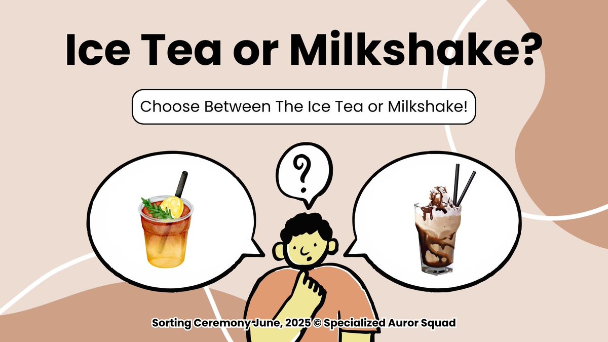 SAS_The01's tweet image. ㅤ
Pandangan mengedar ke arah seisi kompartemen, tepatnya pada kawula muda yang ada di hadapan. “Karena perjalanannya lumayan jauh, mari bermain gim!” ajaknya dengan antusias. “Nama permainannya adalah ‘Ice Tea or Milkshake’. Siapa yang suka kedua minuman tersebut?”
ㅤ