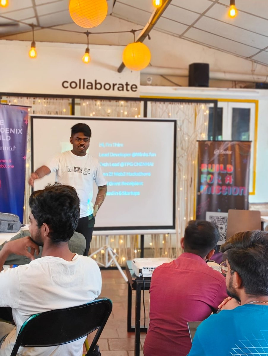 Siri Chandhana (@sirichandhana_6) on Twitter photo ๐ A stellar event indeed! ๐
<a href="/0xThiru/">Thiru.eth</a> kicked things off by introducing <a href="/TPG_Chennai/">TPG Chennai Chapter</a>, setting the stage perfectly. Then came <a href="/Your_My_Sky/">์ค์ผ</a>, diving deep into Stellar and leading an awesome workshop that lit up the room with energy and insights! ๐ซ
#Blockchain #Stellar #WorkshopVibe ๐ A stellar event indeed! ๐
<a href="/0xThiru/">Thiru.eth</a> kicked things off by introducing <a href="/TPG_Chennai/">TPG Chennai Chapter</a>, setting the stage perfectly. Then came <a href="/Your_My_Sky/">์ค์ผ</a>, diving deep into Stellar and leading an awesome workshop that lit up the room with energy and insights! ๐ซ
#Blockchain #Stellar #WorkshopVibe