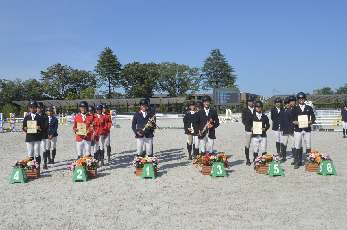 kantou_uma's tweet photo. 令和7年度関東学生馬術競技大会の賞典総合の団体結果をお知らせします📢

🥇日本大学
🥈慶應義塾大学大学
🥉筑波大学
4位 東京農工大学
5位 専修大学
6位 東京大学

入賞された選手の皆様おめでとうございます！ https://t.co/2vuQ6SaWLa