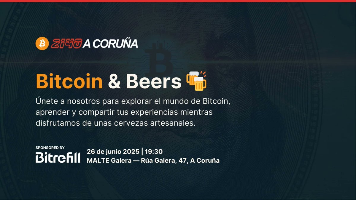 Bitcoin 2140 A Coruña tweet media
