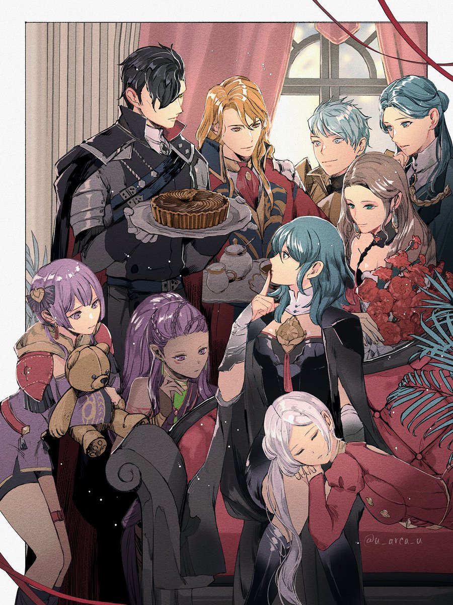 Happy Birthday, but Quietly🤫🌹
#エーデルガルトフォンフレスベルグ生誕祭2025
#FE3H