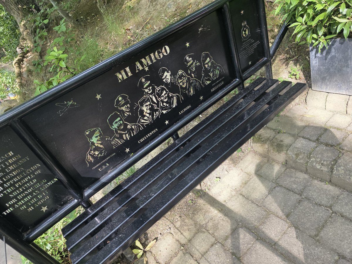 seemylife147's tweet photo. Just been down the Mi Amigo memorial in Endcliffe Park, Sheffield. Tony is such a gent and very excited to see @mrdanwalker this morning!
#MiAmigo #WW2 #Sheffield https://t.co/N98ejH6rPY