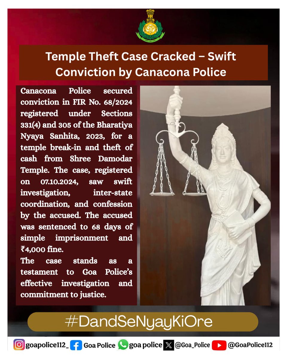 #DandSeNyayKiOre 

<a href="/DelhiPolice/">Delhi Police</a> 
<a href="/DgpKarnataka/">DGP KARNATAKA</a> 
<a href="/DGPMaharashtra/">महाराष्ट्र पोलीस - Maharashtra Police</a>
