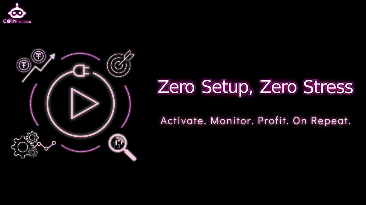 CoinTech2u's tweet image. Manual trades need tweaking, indicators need tuning.

CoinTech2u needs none. Just activate, monitor, profit and repeat.

Trade smarter now with CoinTech2u in @okx @bitgetglobal @Bybit_Official 🚀

#ZeroSetup #PlugAndProfit #CryptoTrading #Bitcoin #Ethereum #Altcoins #Blockchain…