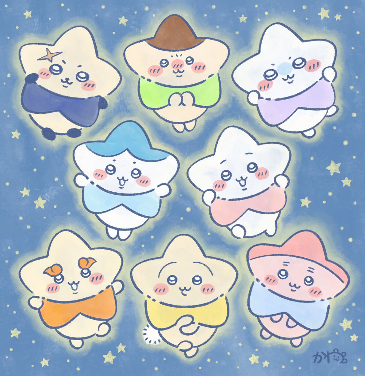 星形のお顔が可愛くてつい…🌟
（若干のキャラ崩壊失礼します）