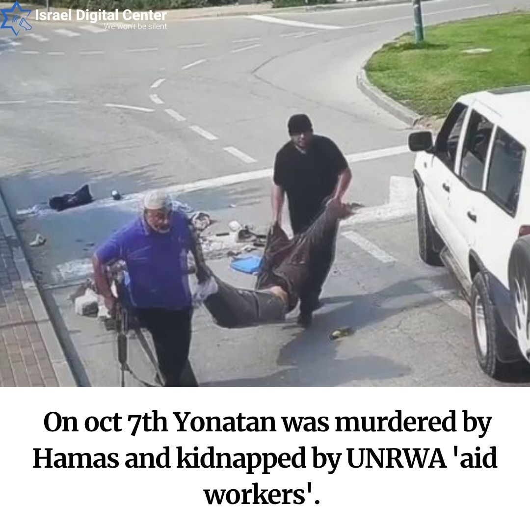 BREAKING: The body of Yonatan Samerano, murdered and abducted by UNRWA in the October 7 Massacre, has been returned from Gaza by Israeli forces.
Yonatan was murdered by Hamas and kidnapped by UNRWA 'aid workers'. 
May his memory be always blessed
52 hostages are still waiting 🎗