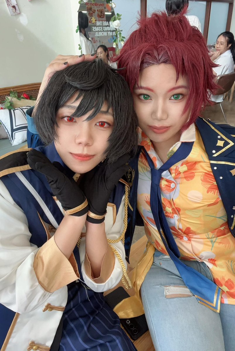Charles_sn11922's tweet photo. เพิ่งได้ลงรูปคับ มาคนละธีมแต่ก็คู่กันเสมอมา ขอบคุณคุณโฮปกับคุณซีด้วยที่มาถ่ายรูปด้วยกันค้าบ

#maoritsuCafe_twilightBlooming https://t.co/CLqX6vp3Kn
