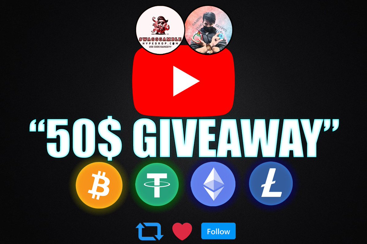 🔥50$ $USDT CRYPTO GIVEAWAY 🔥

To Enter:
✅ Follow <a href="/SwaggyyGambles/">Swaggyy</a> , <a href="/ScrapyCoCoTV/">ScrapyCoCoTV🧲💰</a> 
✅ Retweet &amp; Like
✅ Tag 2 friends
 ✅ Subscribe : youtube.com/@CallmeSwaggyy 

SHOW PROOF
Rolling 5 days!
Goodluck everyone!
