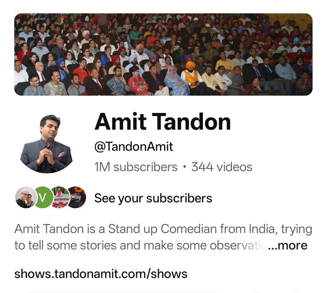 One Million subscribers, 200 million views on YouTube finally reached! 10 years of consistently posting videos, writing new jokes, trying different formats. Thank you for the acceptance everyone and being part of the journey 🙏