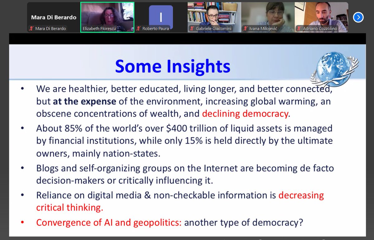 MillenniumProj's tweet image. 🗳️ Elizabeth Florescu, Director of Research at The Millennium Project, spoke at the Frontiers of Politics conference on June 19–20, exploring democracy’s future in the digital age,
🔗 More info: millennium-project.org/elizabeth-flor…