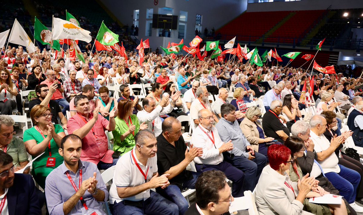 Το 24ο Συνέδριο του ΑΚΕΛ εξέλεξε τη νέα 120μελή Κεντρική Επιτροπή του Κόμματος. #ΔύναμηΓιαΤοΜέλλον
📷 akel.org.cy/neake2025/