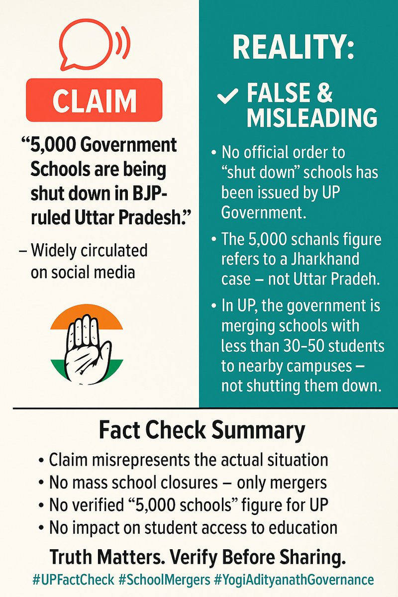 सपा ने फिर एक बार झूठ फैलाया, लगता है राजनीति के लिए सपा के पास कुछ भी बचा नहीं है इसलिए बेबुनियादी बाते कर के जनता को गुमराह करने की कोशिश कर रही सपा सरकार।
लेकिन जनता सच्चाई जानती है।
#लाल_टोपी_काले_कारनामे