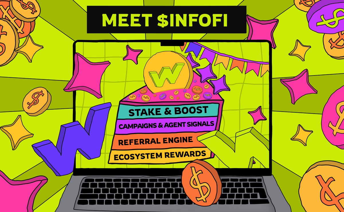 💎 Meet $INFOFI, The Utility Engine Behind WAGMI’s Viral Ecosystem

$INFOFI is the programmable fuel that powers one of the most viral, sticky, and multi-layered ecosystems in Web3, combining InfoFi, AI agents, social incentives, and cultural markets. The upside? Obvious.

📈