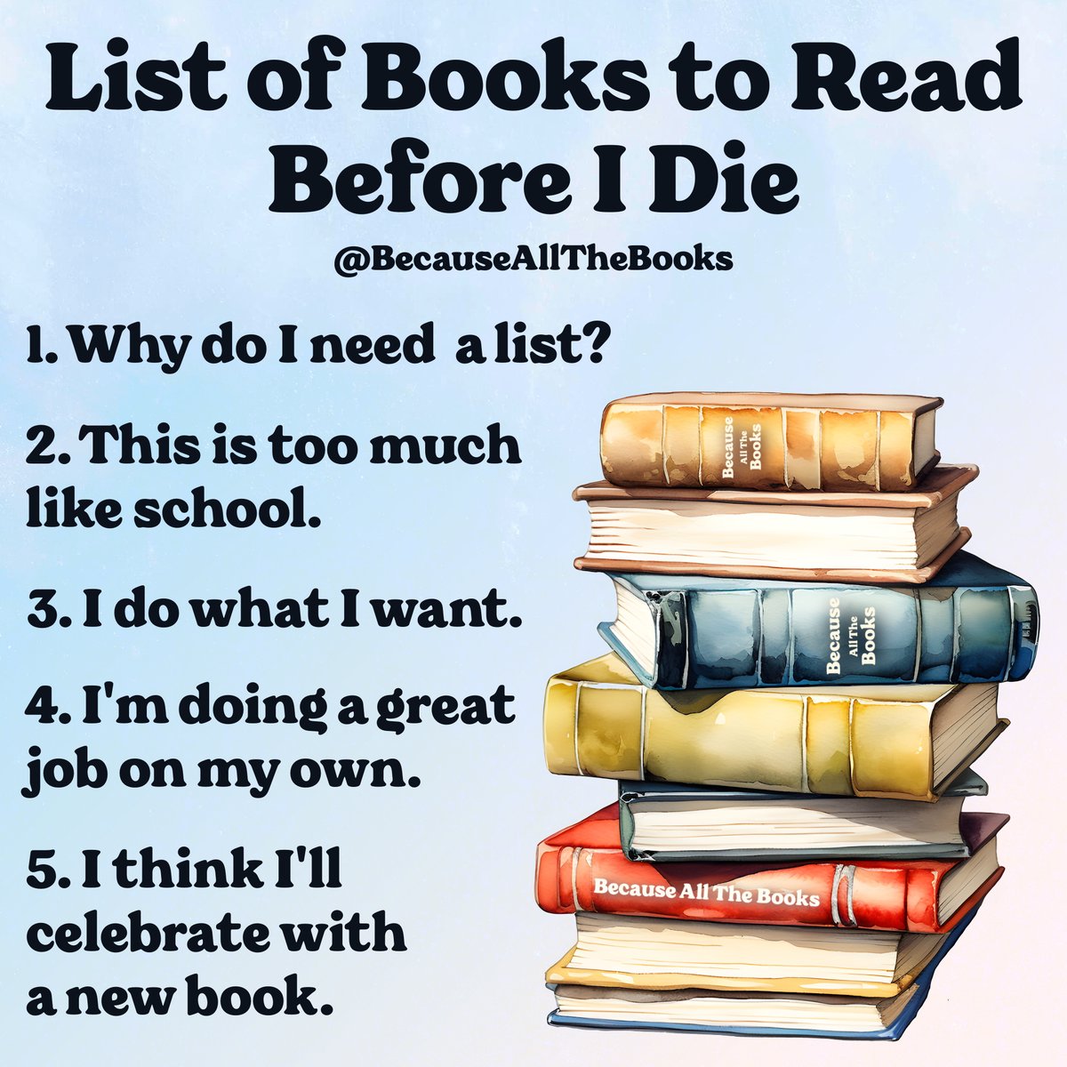 Now this is my kind of list.