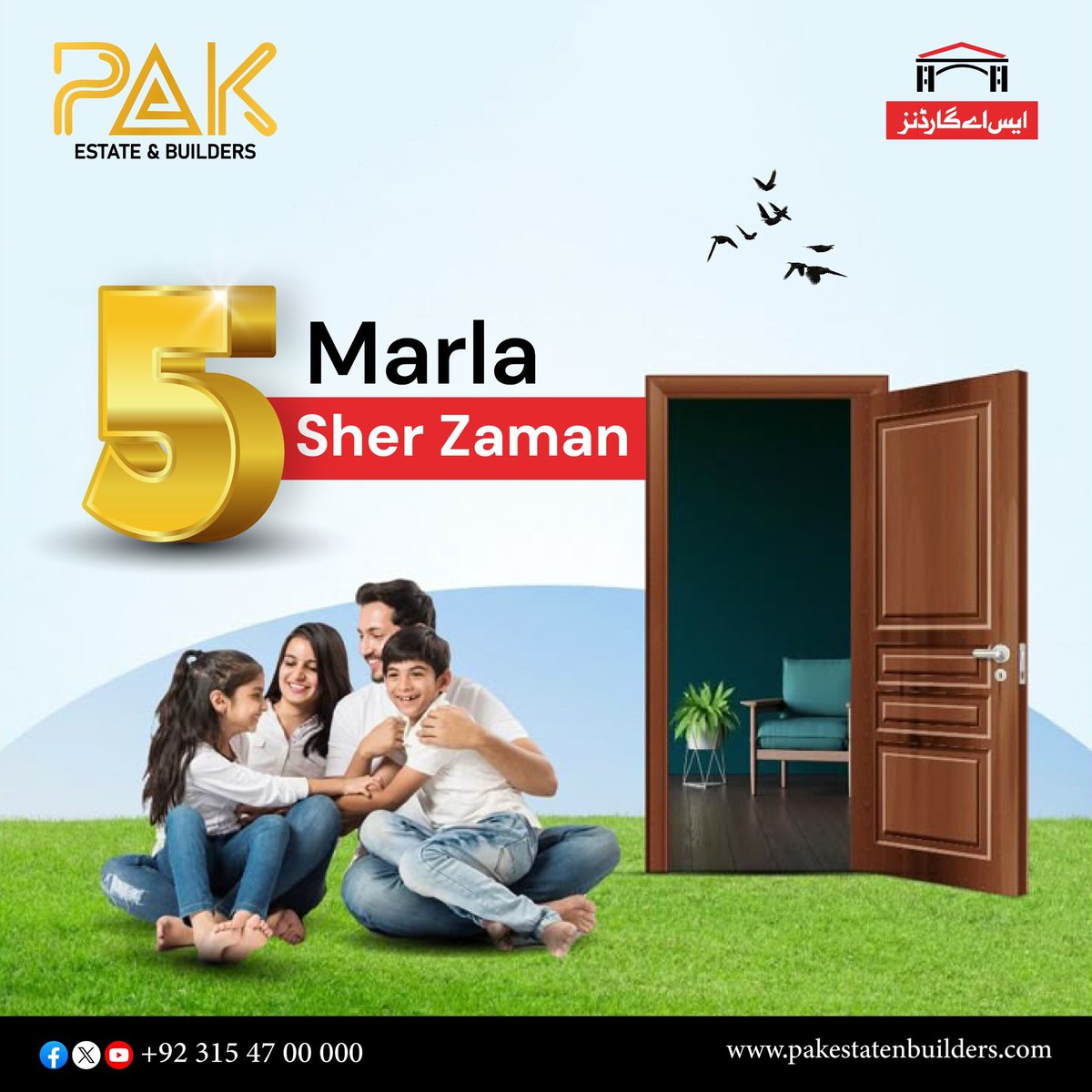 PAK_EnB's tweet photo. 5 Marla Residential Plot for Sale

Location: Sher Zaman Block, @LifeatSAGardens

- Immediate Possession without any Hidden Charges
- Prime Location with Easy Access
- Prestigious Neighborhood as attached to Premium Residencia
- Secure Investment &amp; Peaceful Living https://t.co/zupxbNes0Q