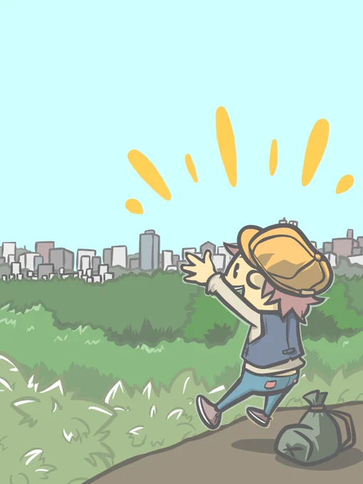 #無言で帽子をかぶったイラストを貼る見た人も貼る