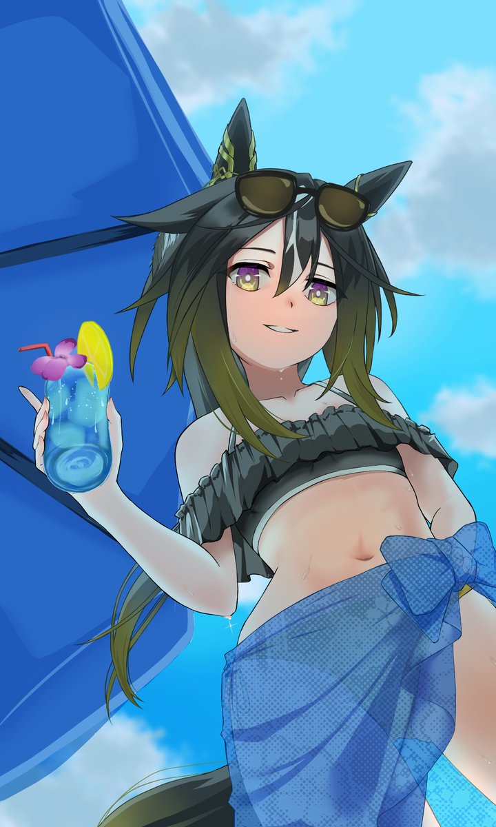 「あんたも飲むかい？」
＃ウマ娘