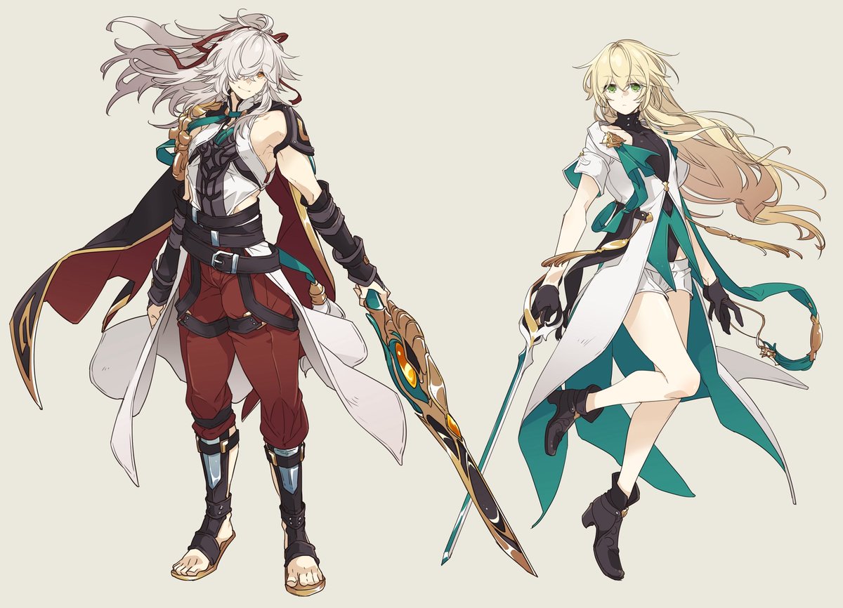 🦁⚜️の夏服衣装ください…
#jingluo