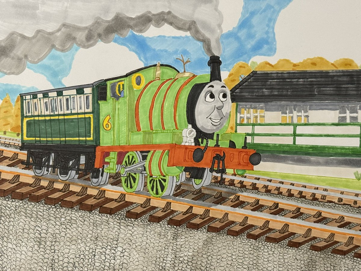 Paul’s Thomas and Friends Crossover Artwork (@thomasartwork2) on Twitter photo Percy with Emily’s Break Coach going to collect the Mayor and is still thinking he’s going to be in the Photo. #illustration #thomasandfriends Series 19 Wild Water Rescue #percythesmallengine <a href="/ThomasFriends/">Thomas & Friends</a> Percy with Emily’s Break Coach going to collect the Mayor and is still thinking he’s going to be in the Photo. #illustration #thomasandfriends Series 19 Wild Water Rescue #percythesmallengine <a href="/ThomasFriends/">Thomas & Friends</a>