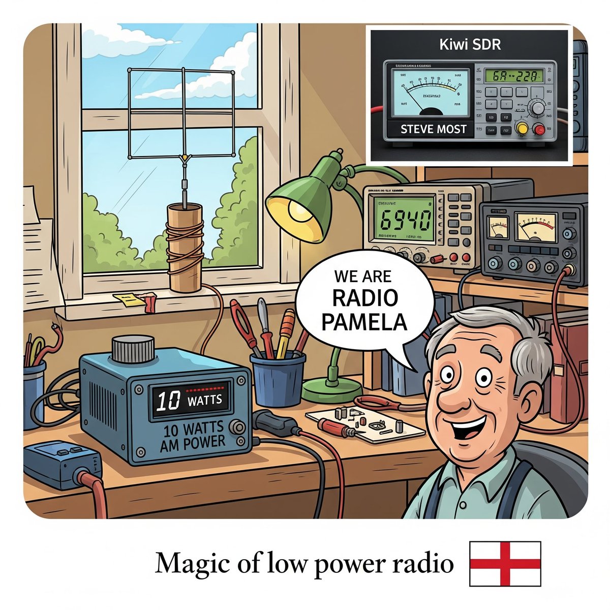 We are on the air now but conditions are not great but it's getting out with a fare signal on 6940 khz