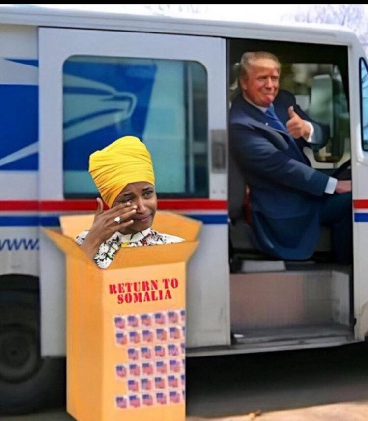 Ilhan Omar hates America, American heritages, white people and Christians
Do you support deporting her back to Somalia?

A. Yes
B. No
