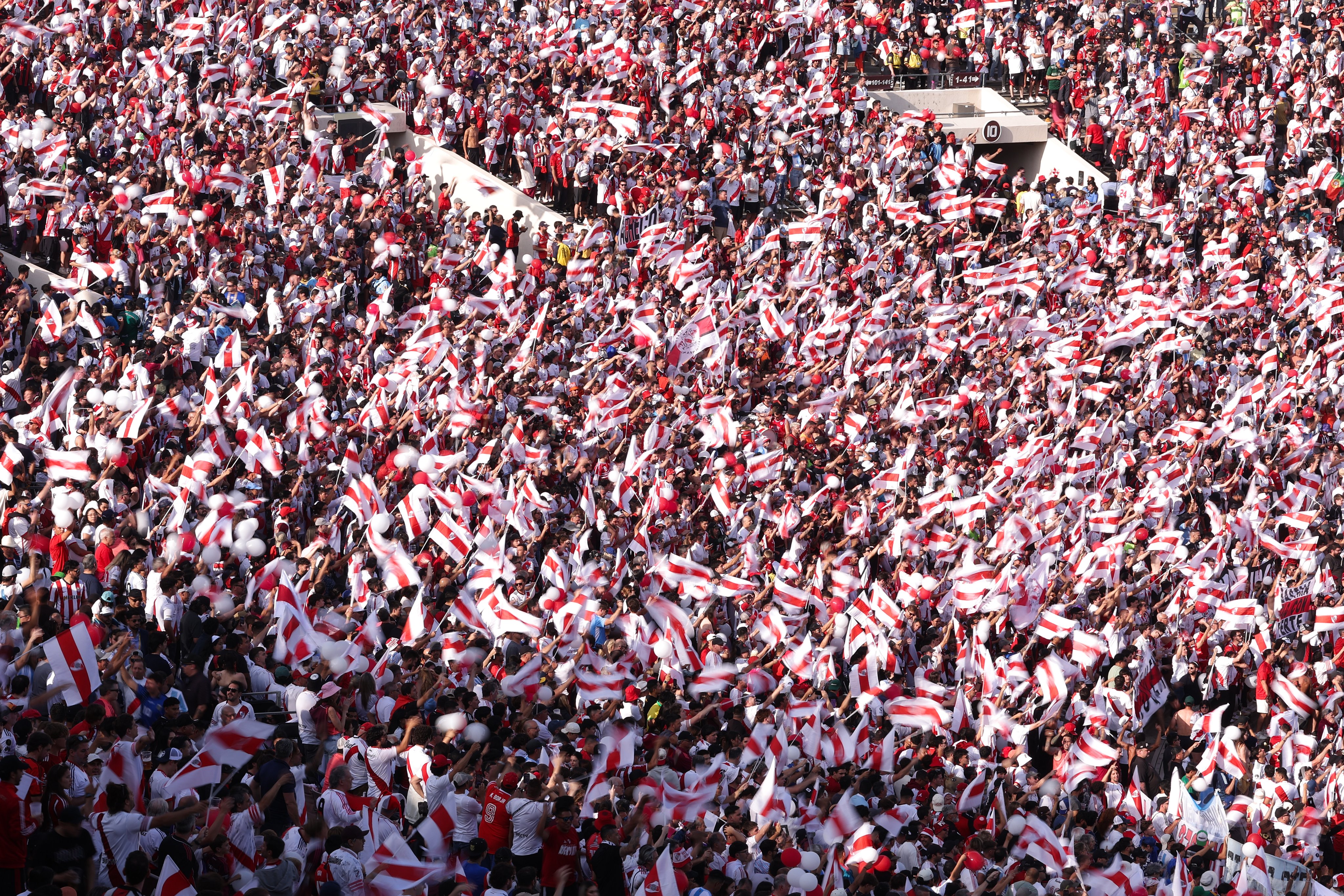 CA River Plate fans at the FIFA Club World Cup