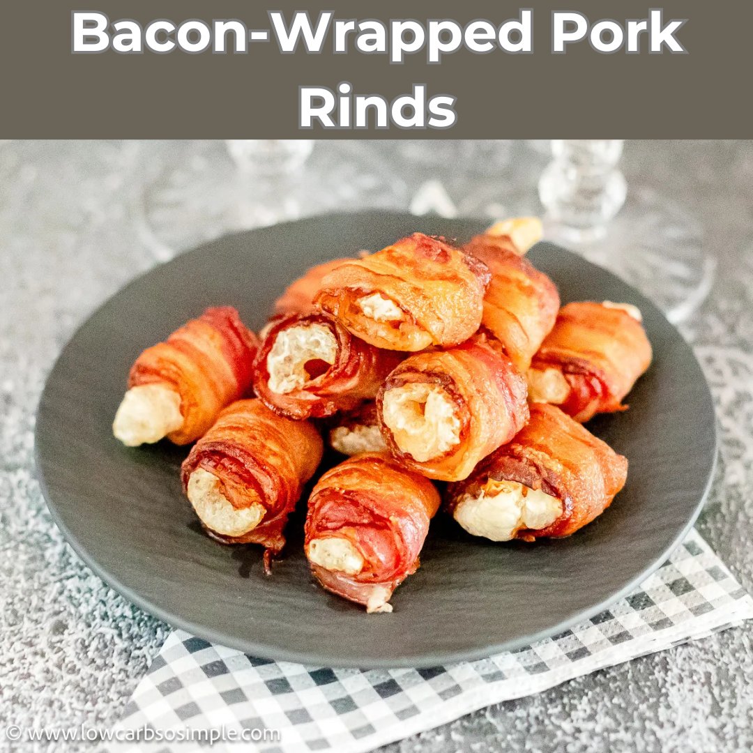 lowcarbsosimple's tweet image. [New Recipe] Pork-on-pork perfection in just TWO ingredients! 🥓✨ These Bacon-Wrapped Pork Rinds are simply mind-blowing!

👉 Recipe: lowcarbsosimple.com/bacon-wrapped-…

#CarnivoreDiet #BaconWrappedEverything #2IngredientRecipe #PorkRinds #KetoAppetizers #lowcarbsosimple