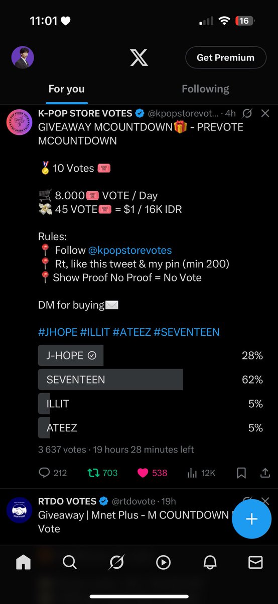 IwonKatarzyna's tweet photo. @kpopstorevotes #JHOPE https://t.co/osWTHJjlYr