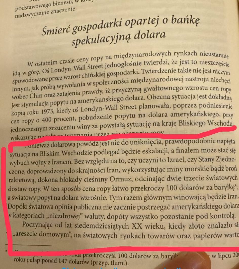 lucas_michalek's tweet photo. W zeszłym roku, polecałem książkę "Wojna o pieniądz" o tym jak potwory żydowskie kontrolują świat i pieniądz.
Dzisiaj ją sobie odświeżam i patrzcie jaki fragment znalazłem: https://t.co/JGBDlBgfHI