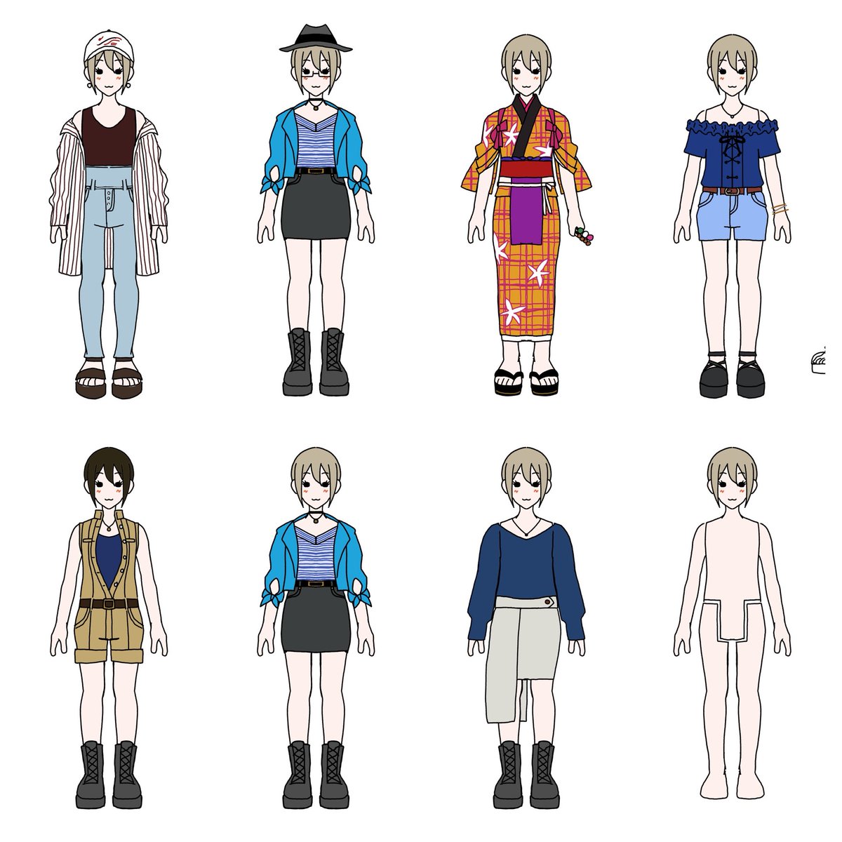 我打算弄一个3.75英寸左右的周子小人