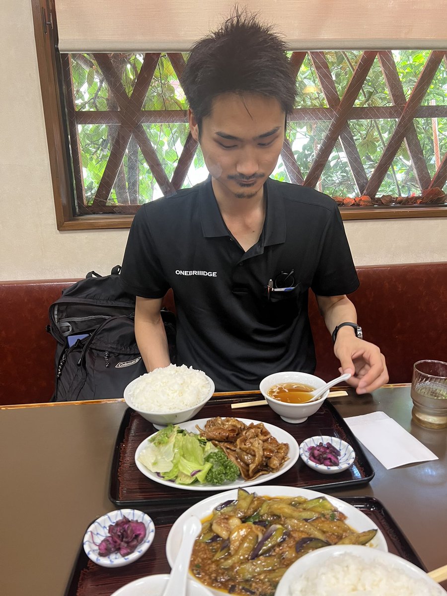 oneb_hayashi's tweet photo. 本日は日本作業行動学会学術集会に参加🗣️

昼食は@Oneb_TK くんと学生時代から通ってる町中華へ🍚 https://t.co/2E44Dko9Gd