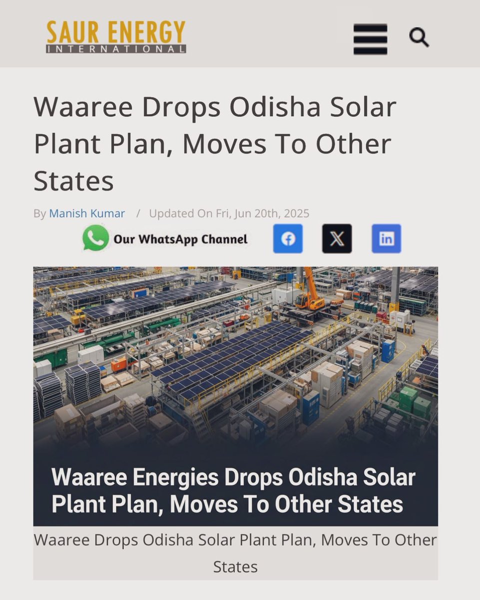 Fake narrative: "Investments fled Odisha"
🧾 Reality: Every project is still on track.
Zero exits. Grounded growth.
BJP’s governance delivers what BJD only promised.
#FactsFirst #PeoplesCM