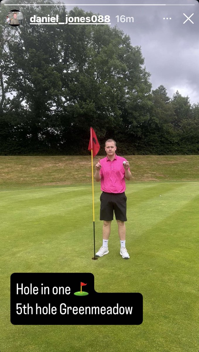 🚨 Hole in 1 Alert 🚨 huge congratulations to Dan Jones on having a Hole in 1 on the 5th this morning 🍺 🥃  well done 👍🏼