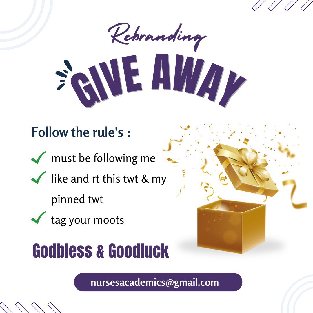 AcademicsNurses's tweet photo. 🎁 Rebranding Giveaway Alert! 🎁

🎉 Winner Announcement Soon! 
Once my pinned tweet hits 100 retweets, I’ll announce the 2 lucky winners of ₱500 GCash each! 💸💖

📸 Don’t forget to reply to this tweet with photo proof that you’ve completed the steps!
Let’s go, bestie! 🫶✨ https://t.co/9qcvZIZigm