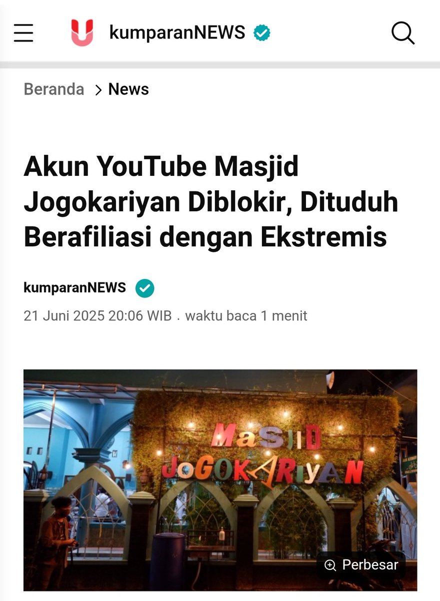 Akun Masjid loh ini..