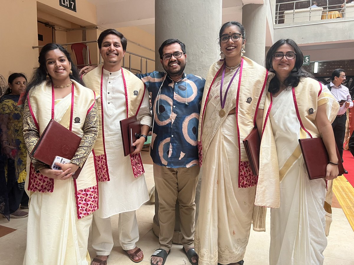 Hearty congratulations 🎊 to my awesome MS students. <a href="/sapnakk09/">Sapna Krishnakumar | சப்னா கிருஷ்ணகுமார்</a>
<a href="/pallavbaraya/">Pallav Baraya</a> Akshara Snighdha Proud of you! Keep up the good work and Keep radiating  the positivity  that we all adore.
Good job <a href="/MdKaizer1/">Md Kaizer (মহম্মদ কাইজার)</a> Abhijith for guiding this gang!