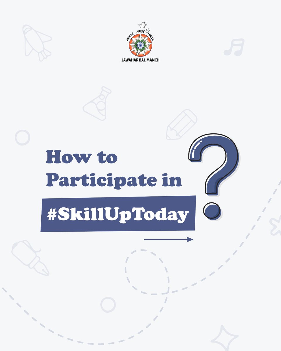 JawaharBalManch's tweet photo. It’s time to skill up. 💡
Join the #SkillUpToday challenge with weekly tasks that push you to grow.
Follow, participate, and tag your friends to be part of something bigger. 🚀 https://t.co/RPsJeIocVQ