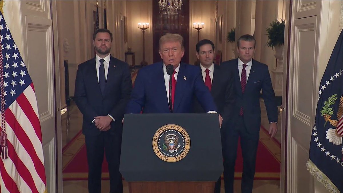 "Danke, Gott!" – die Rede von US-Präsident Donald Trump nach dem völkerrechtswidrigen Angriff der USA und Israels auf Iran. "Herrliche" Flugzeuge, "wundervoller Job", "brilliante Militärhirne", "spektakulärer Erfolg" – und dann folgen Drohungen. 

infosperber.ch/politik/welt/v…