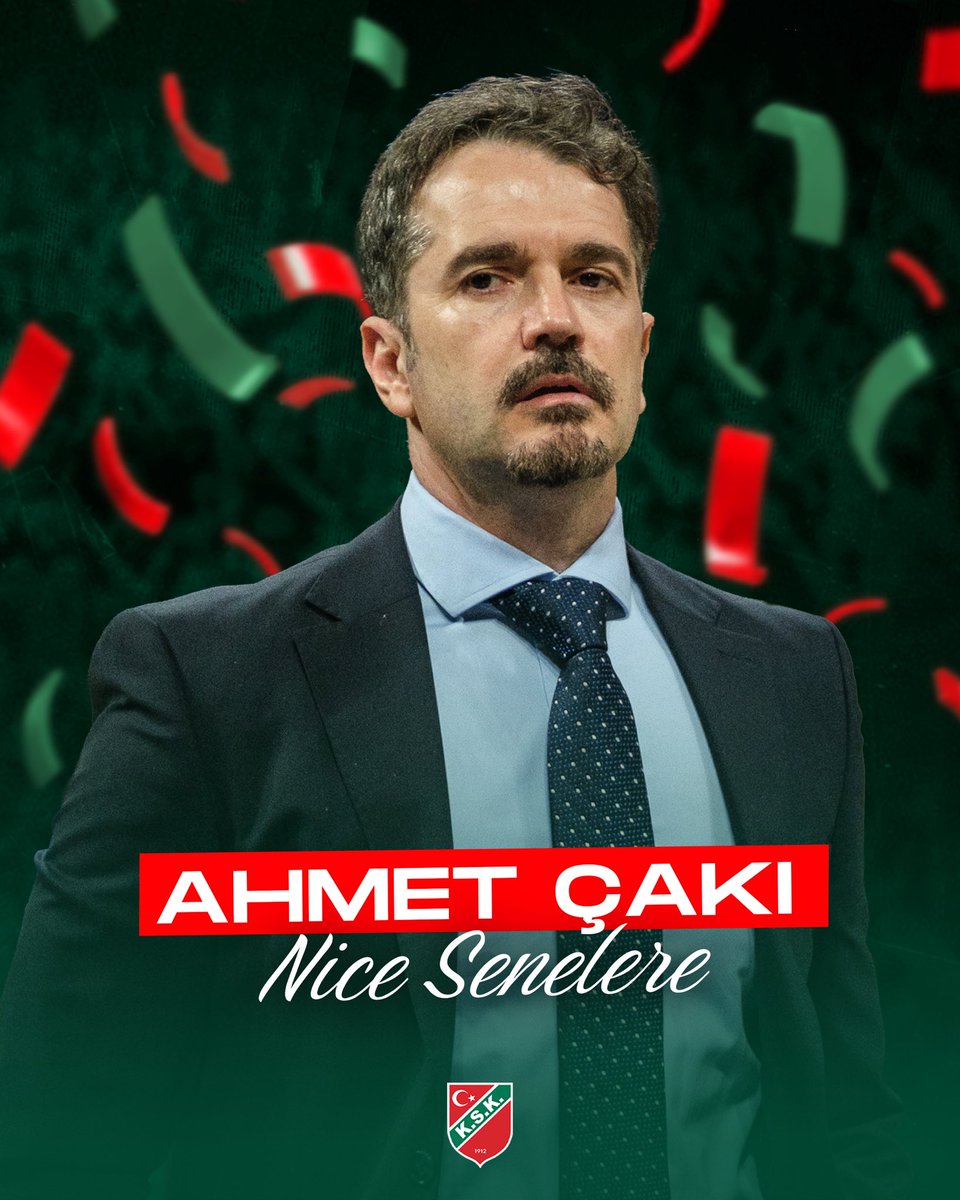 🎂 Bugün Başantrenörümüz Ahmet Çakı’nın doğum günü! Nice mutlu, sağlıklı senelere! 🎉