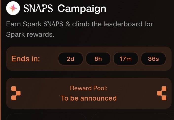 GM friends 🙋 
We are nearing the end of the <a href="/sparkdotfi/">Spark</a> campaign. I am very behind in the rankings. They will probably do an elimination and I think I will be eliminated because of the rankings. I think something might happen thanks to the OG role. What are your thoughts on