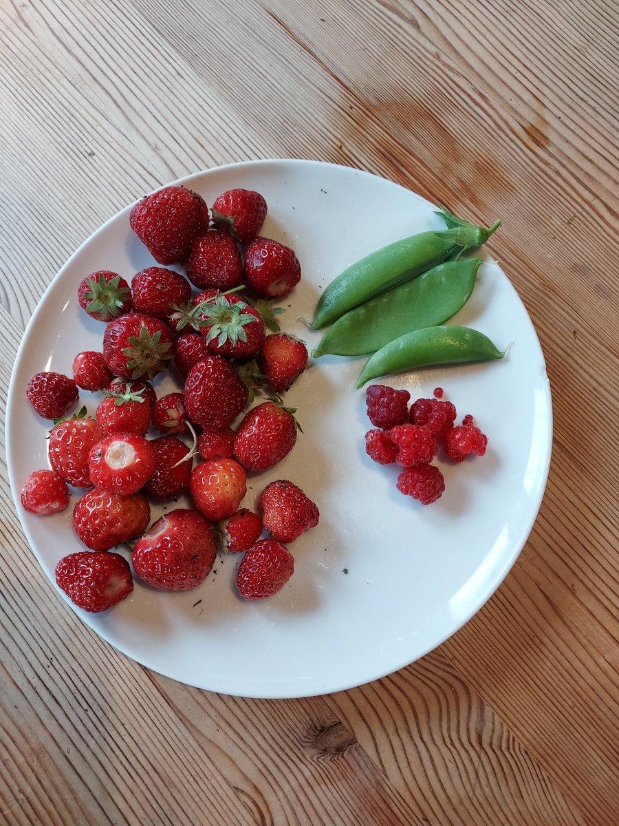 175g strawberries, 198g when you add in a few raspberries and peas... 22/6