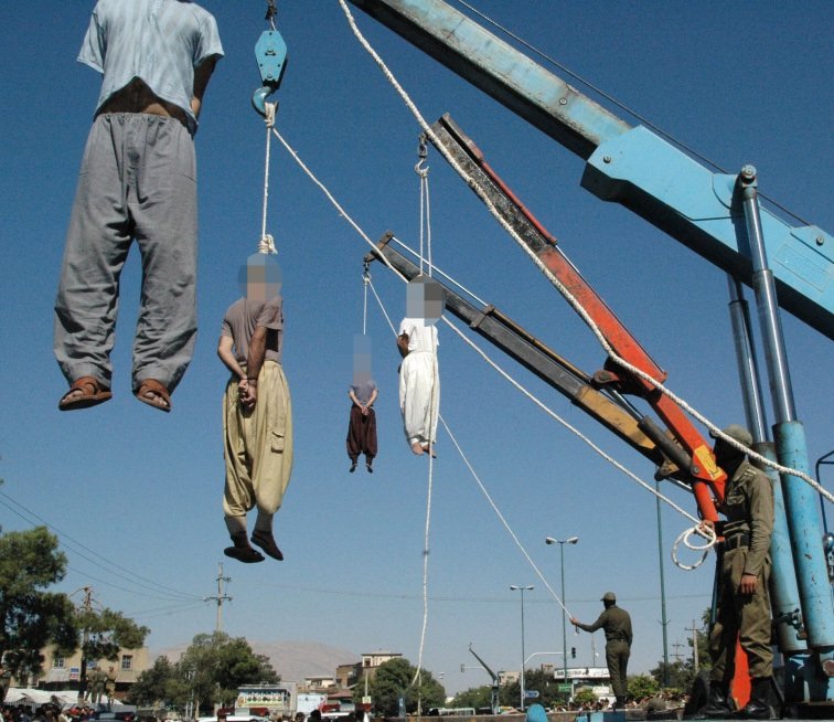 Ex_Muslims_Irl's tweet photo. It is perverse to believe that #Khamenei and his butchers are on "the right side of history". This is a regime that kills women for showing hair, lynches gay people from cranes, and guns down teenage protestors. Anti-Israel hysteria has completely rotted their hearts and minds. https://t.co/055V5KCZhj