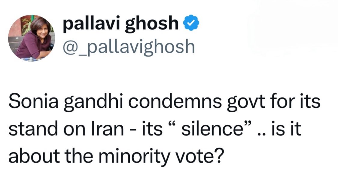 Be the Change👊🏻 aka Jennifer Fernandes (@nandtara) on Twitter photo Showcasing poor journalism, there seems to be no depth to which <a href="/_pallavighosh/">pallavi ghosh</a> won’t fall in her quest to being among Shah’s chosen few.
And yet she remains a low ranking back bencher - desperation much!!! Showcasing poor journalism, there seems to be no depth to which <a href="/_pallavighosh/">pallavi ghosh</a> won’t fall in her quest to being among Shah’s chosen few.
And yet she remains a low ranking back bencher - desperation much!!!