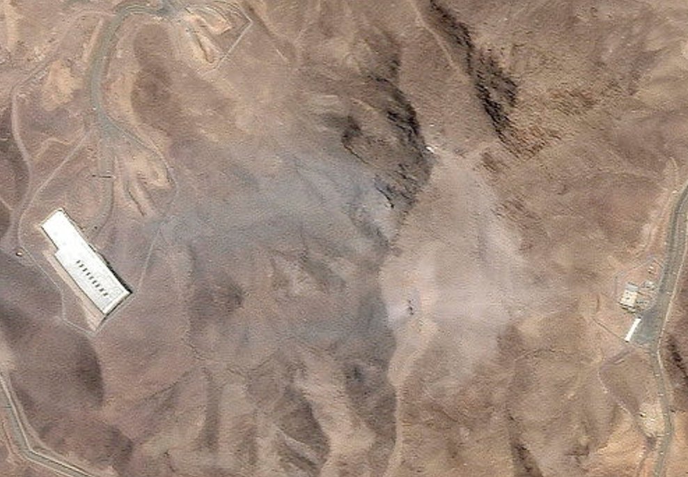 Planet Labs imagery shows at least two clusters of hits on Fordo site