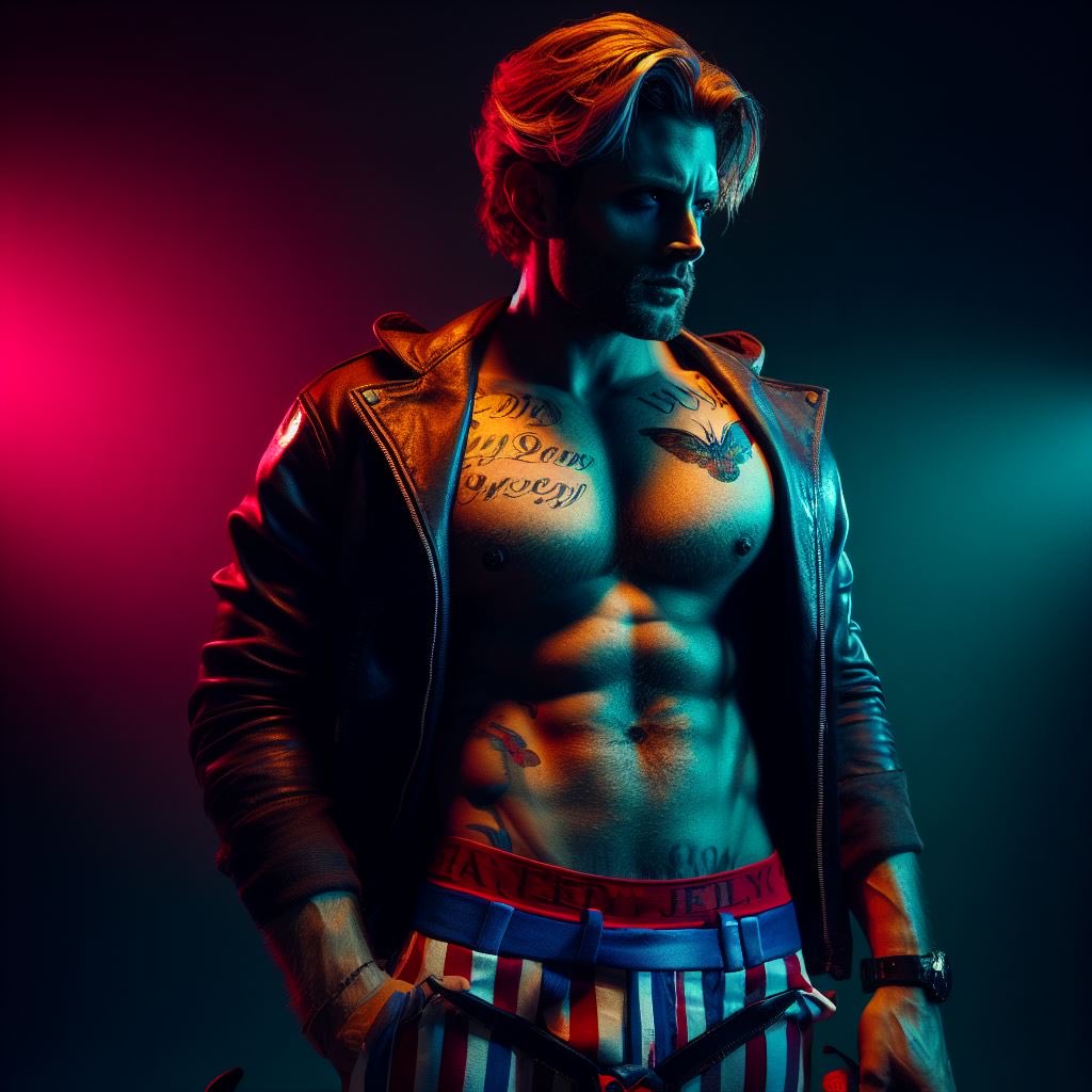 Jensen as Harley Quinn 😈